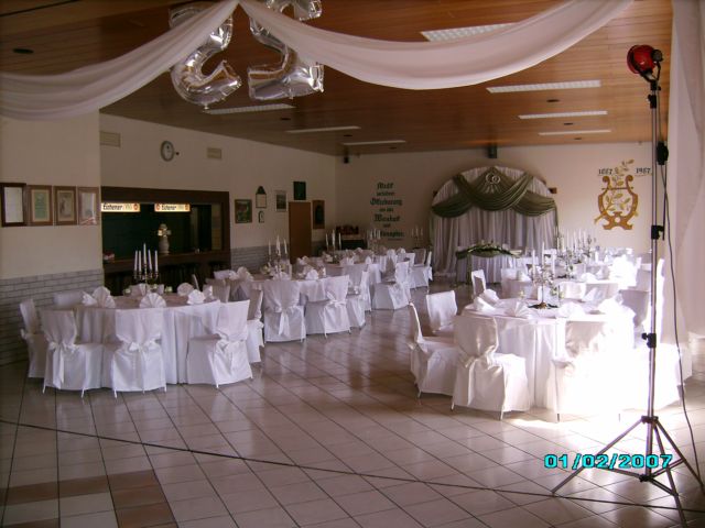 Dekoration der Sängerhalle