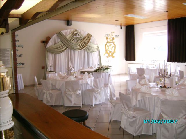 Dekoration der Sängerhalle