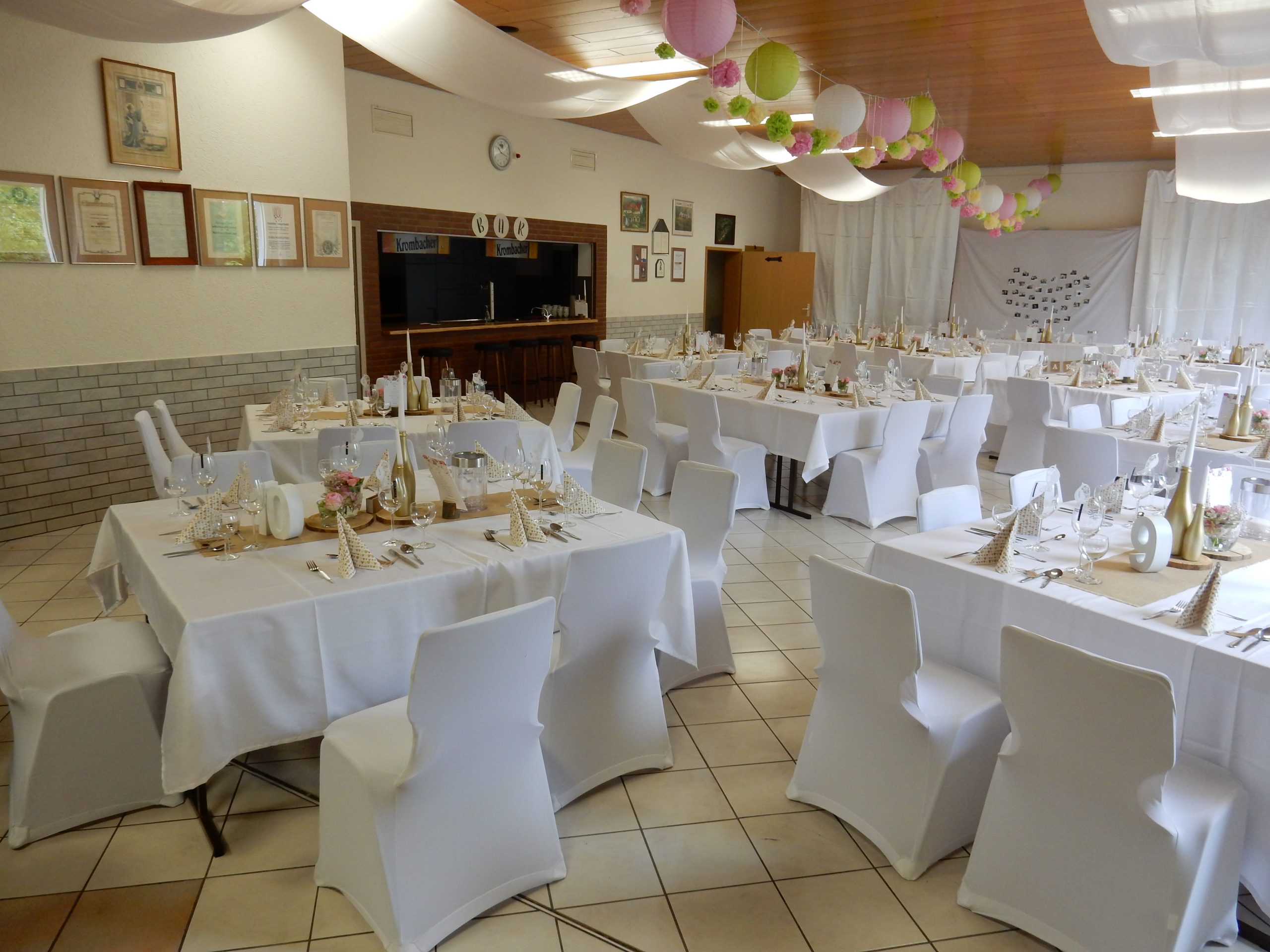 Dekoration der Sängerhalle